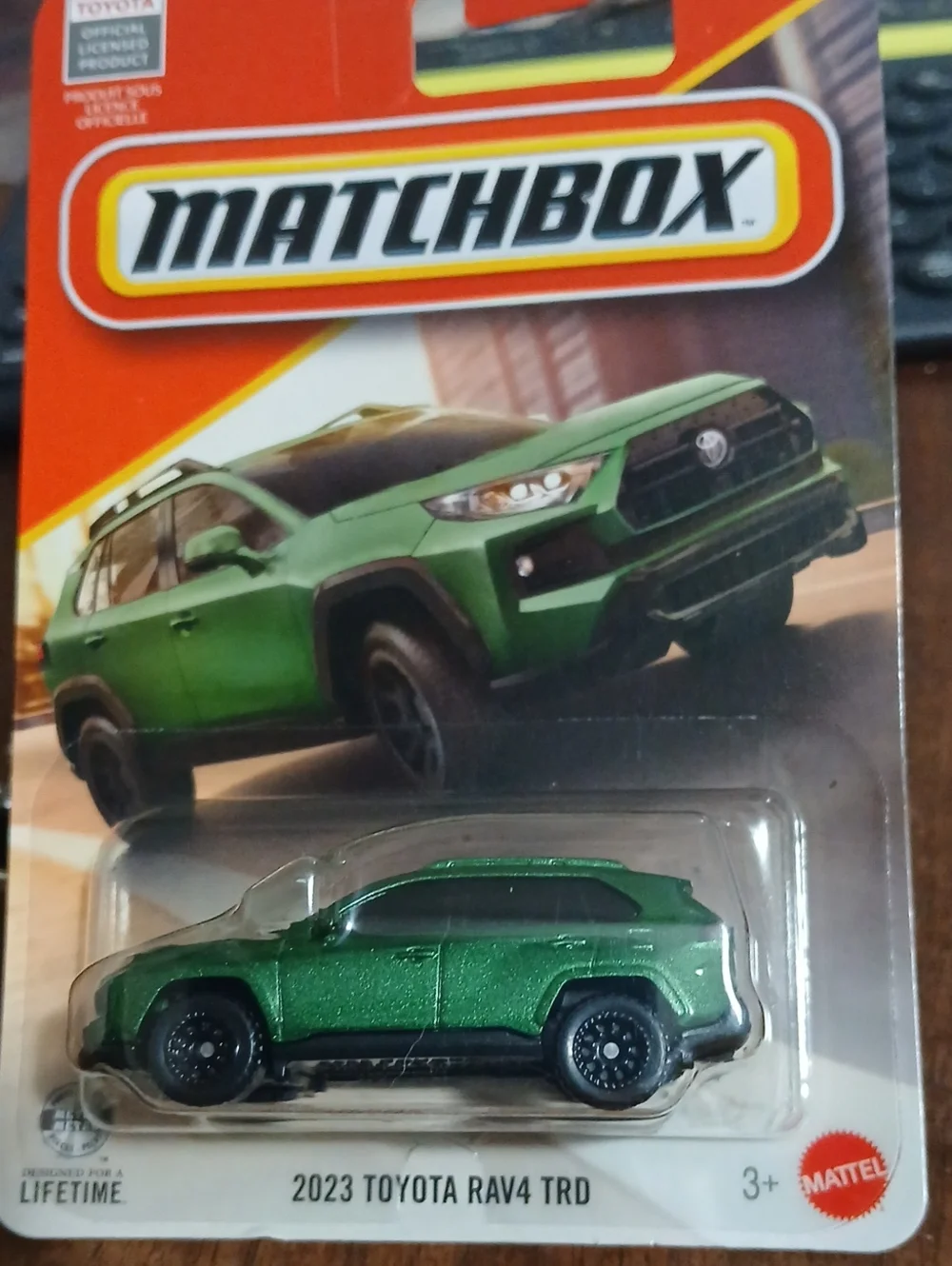 Matchbox Metallic Green 2023 Toyota RAV4 TRD Car